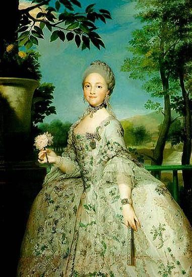 Anton Raphael Mengs the later Queen Maria Luisa of Spain France oil painting art